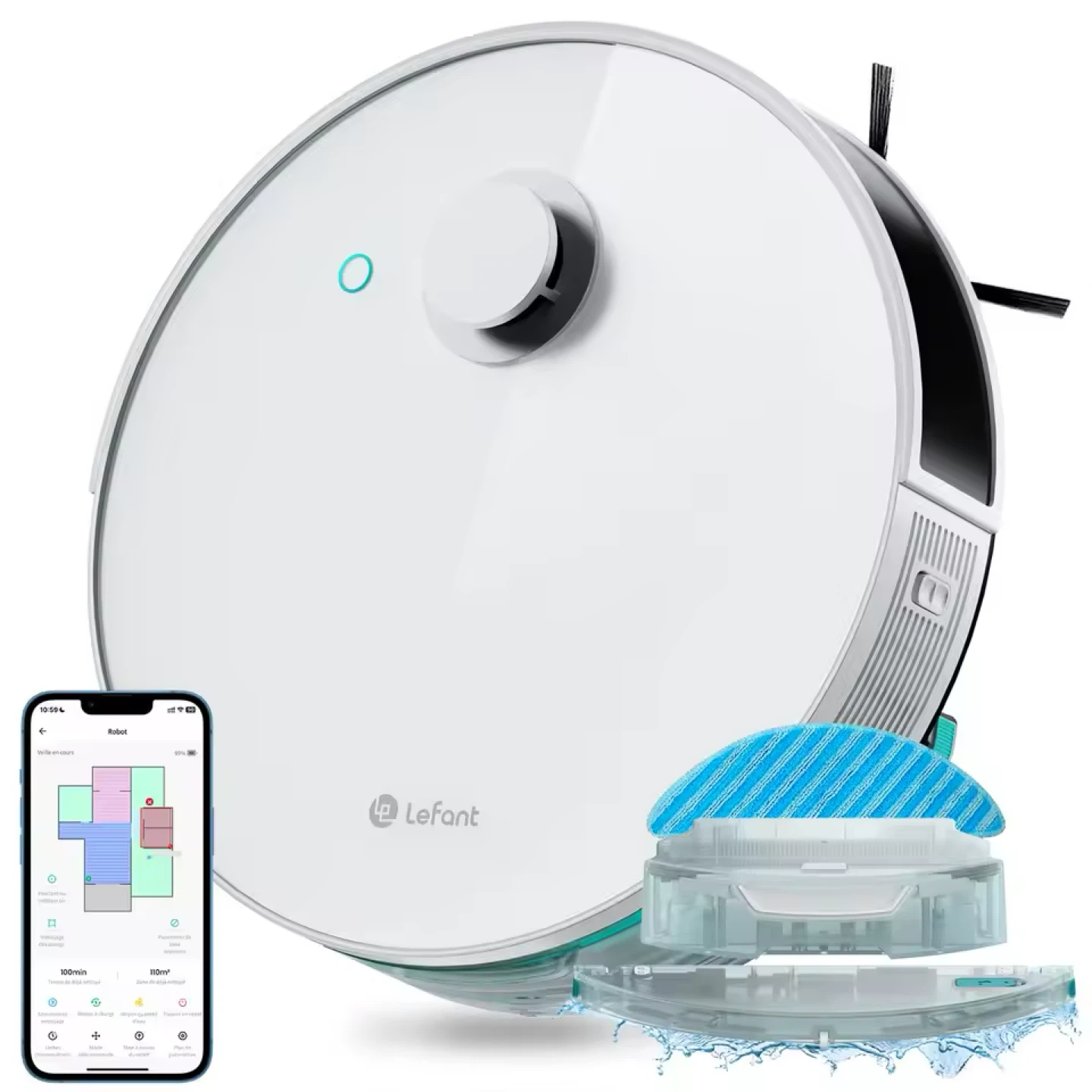 Lefant N3 Robot Vacuum and Mop Combo - photo 5