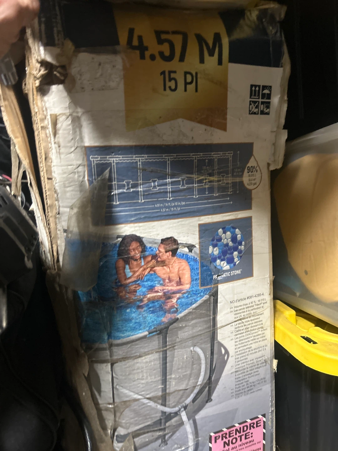 Bestway Steel Pro MAX 15' x 48" Above Ground Pool Set brand new - photo 2