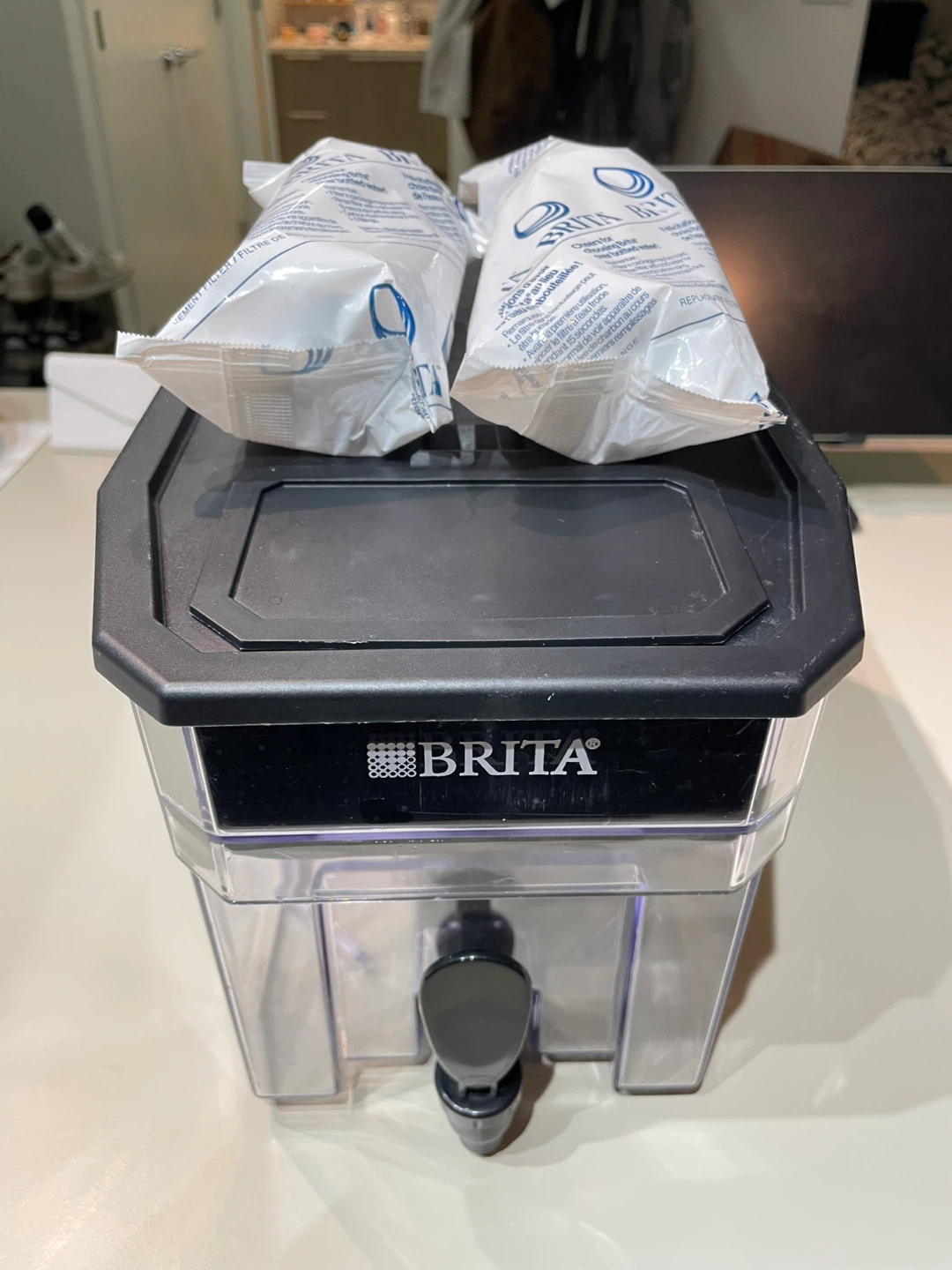 Brita 27 Cup Water Filter Dispenser with 2 Filters