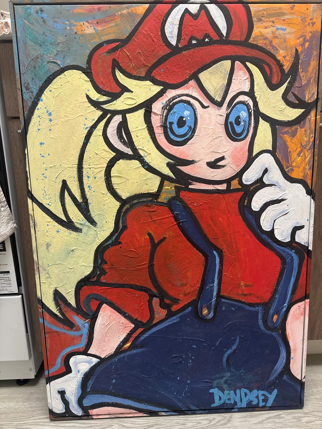 Dempsey Artwork - Princess Peach as Mario