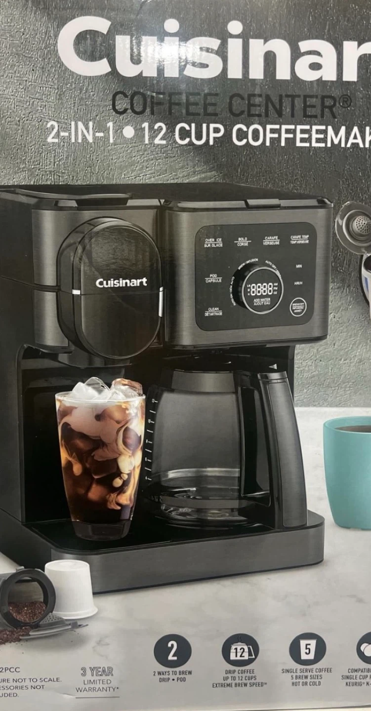 Cuisinart 2-in-1 Coffee Center 12 Cup Coffee Maker