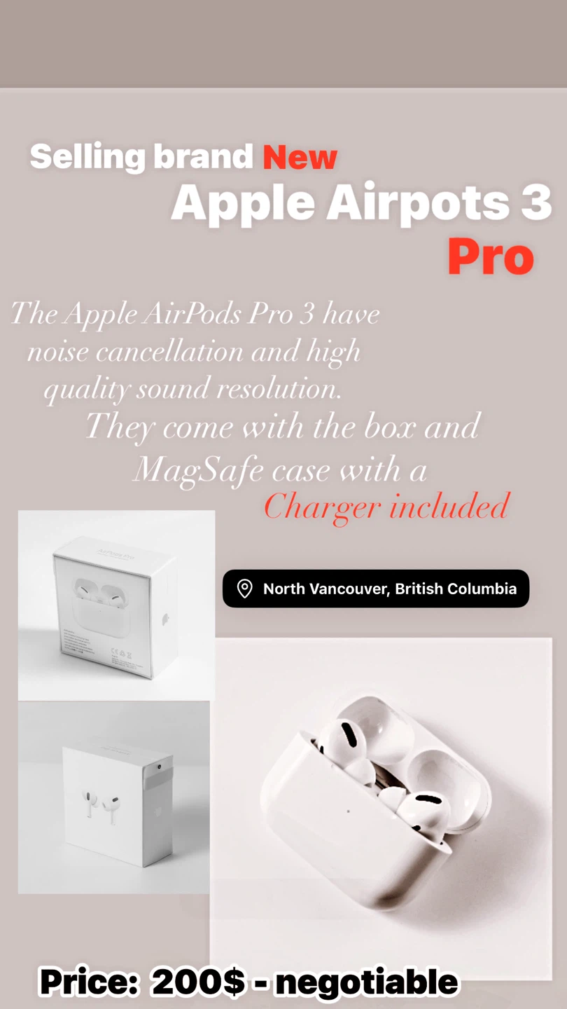 New Apple AirPods Pro 3