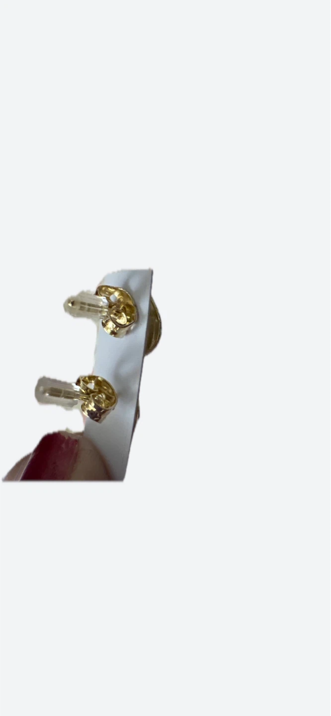 14k Gold laminated Starburst Stud Earrings - photo 2
