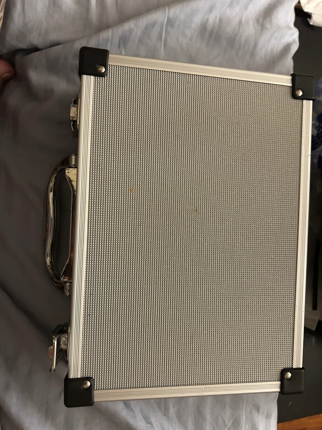 Silver Aluminum Carrying Case