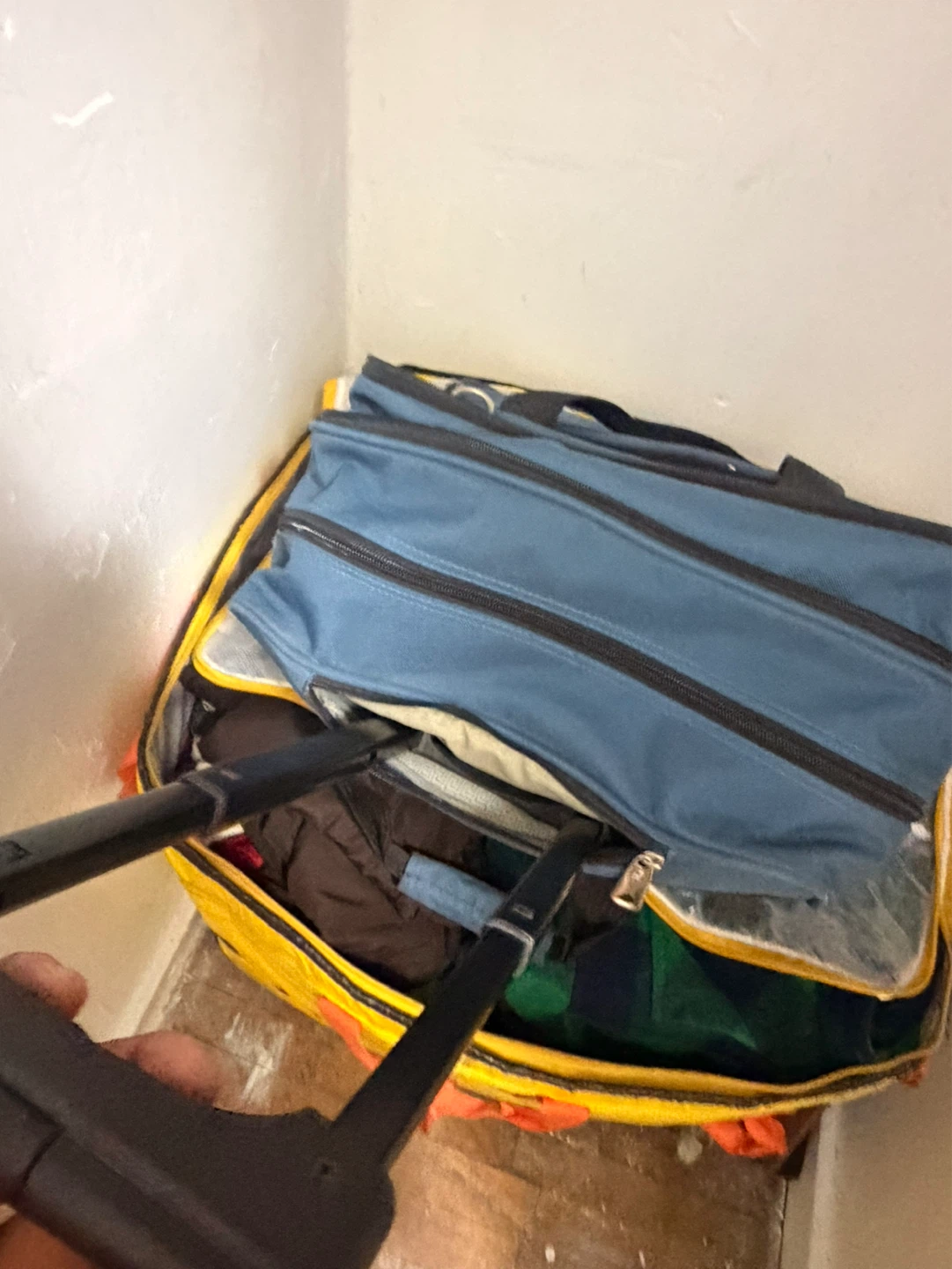Blue Rolling Carry-On Travel Bag - photo 4