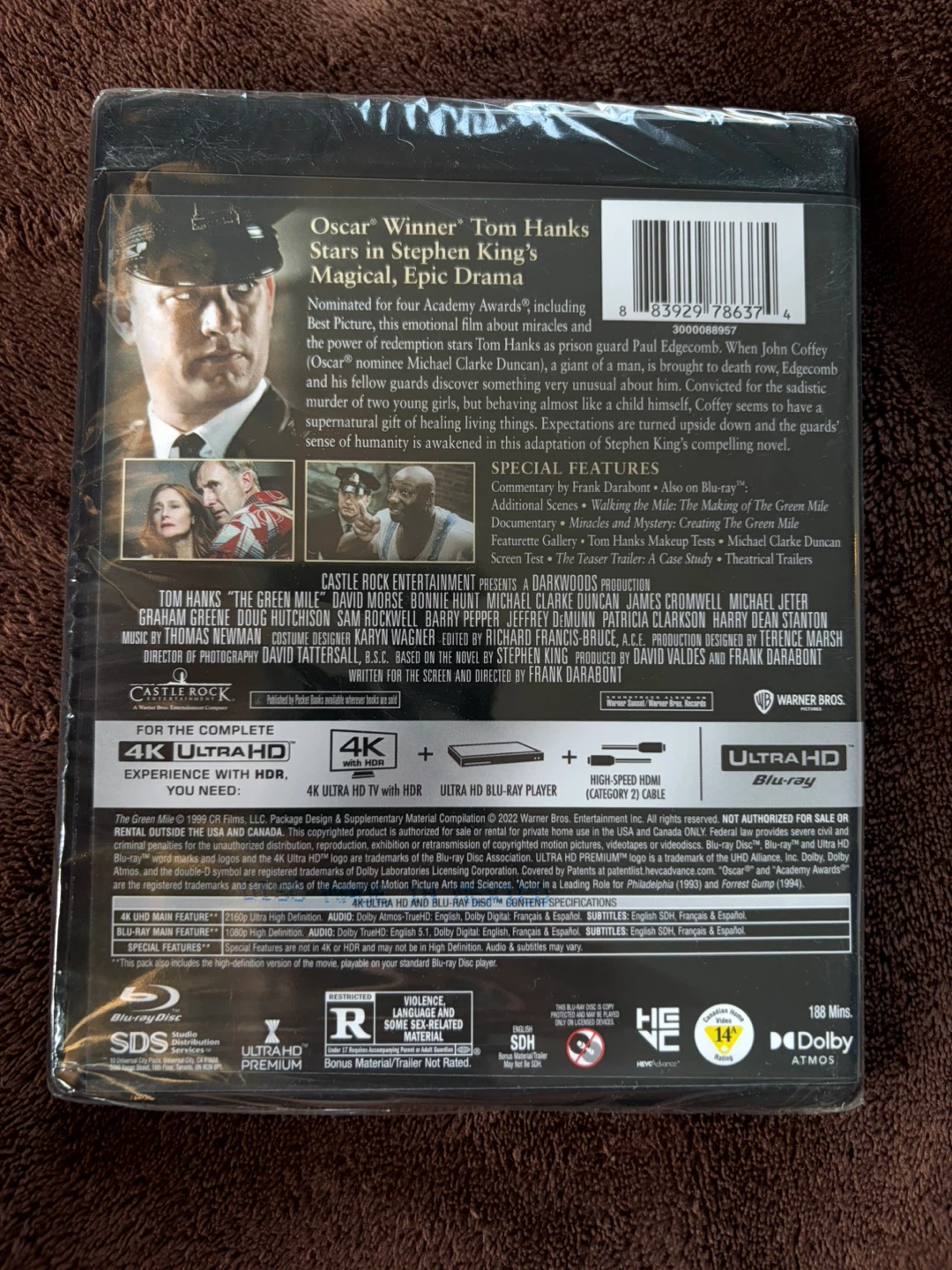 Sealed The Green Mile [4K UHD Ultra HD] - photo 2