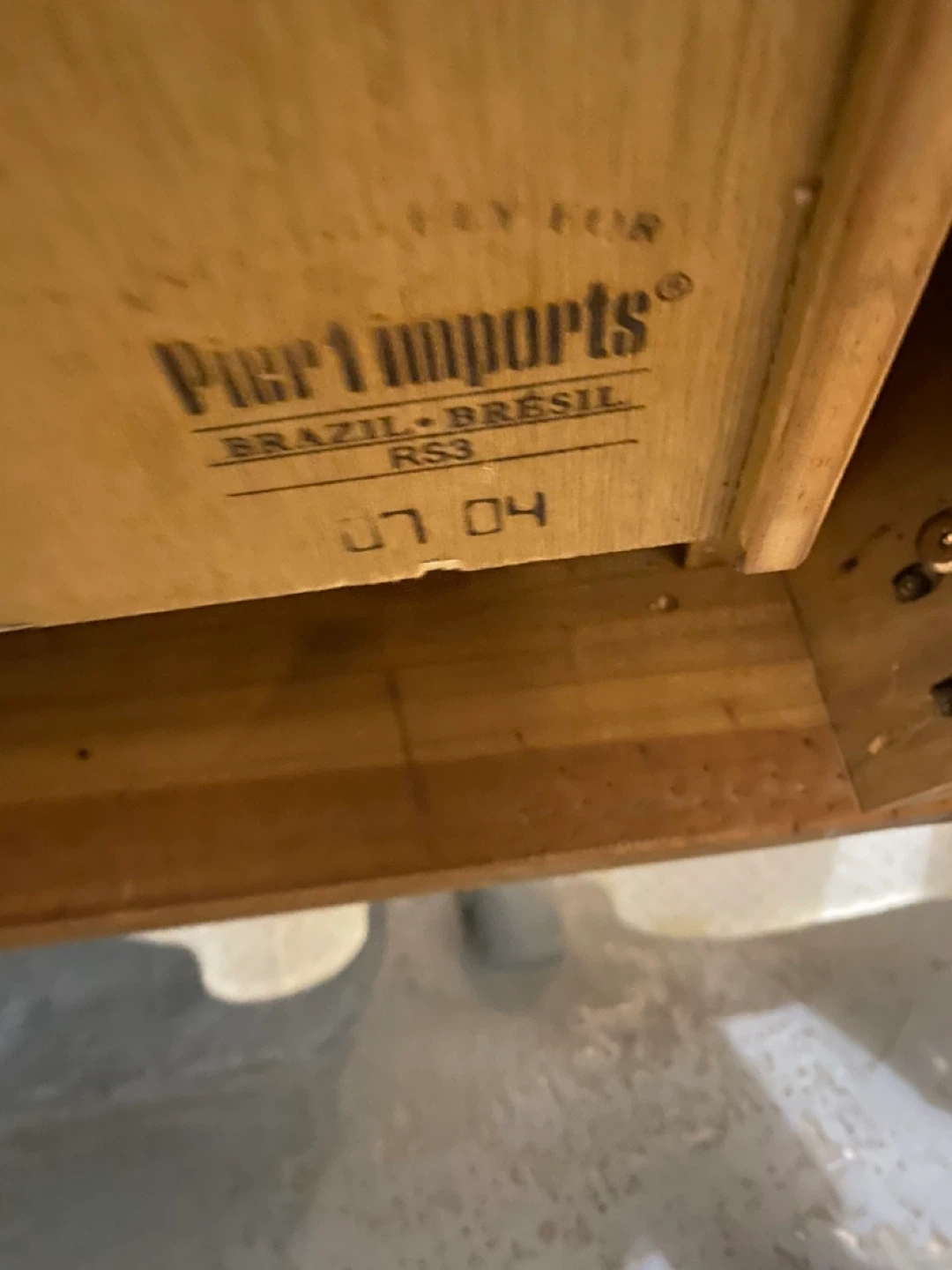 Wood End Table with Drawer - photo 5