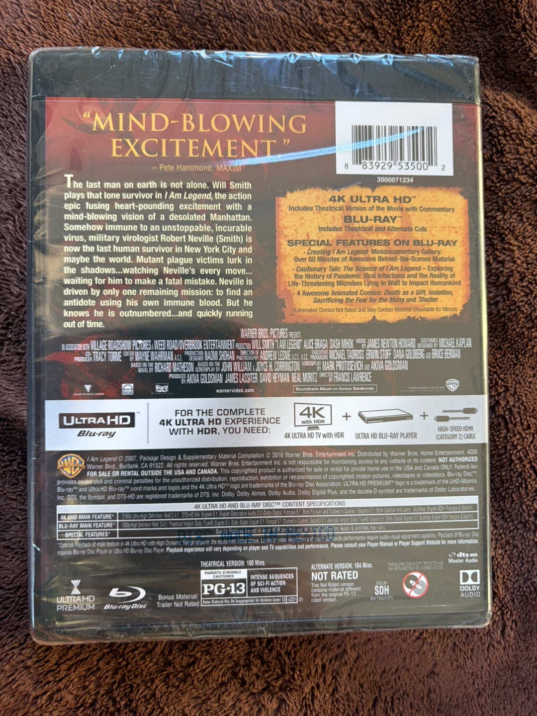 Sealed I Am Legend (4K UHD, Will Smith) - photo 2