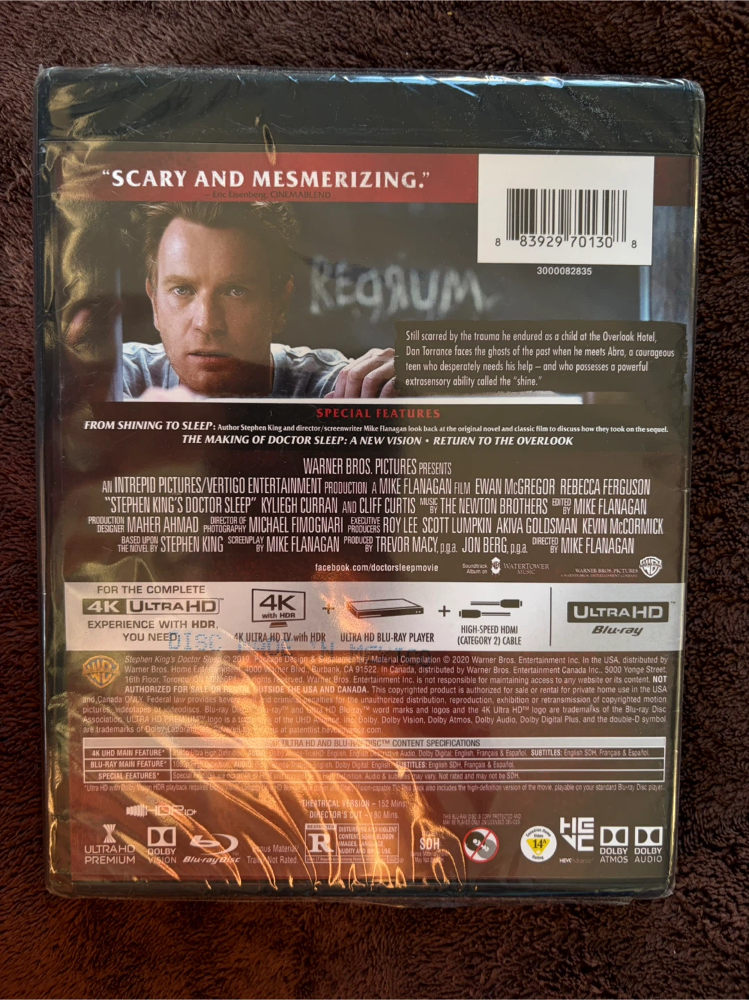 Sealed Doctor Sleep 4K Ultra HD + Director’s Cut Ewan McGregor - photo 2