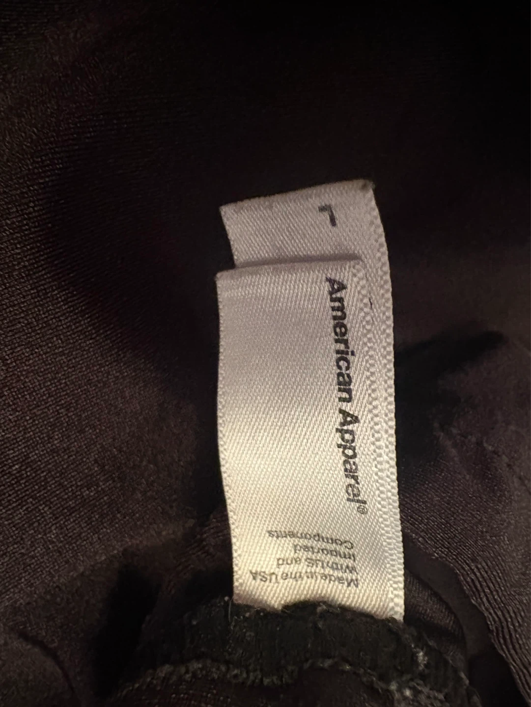 American Apparel Black Leggings Size L - photo 2