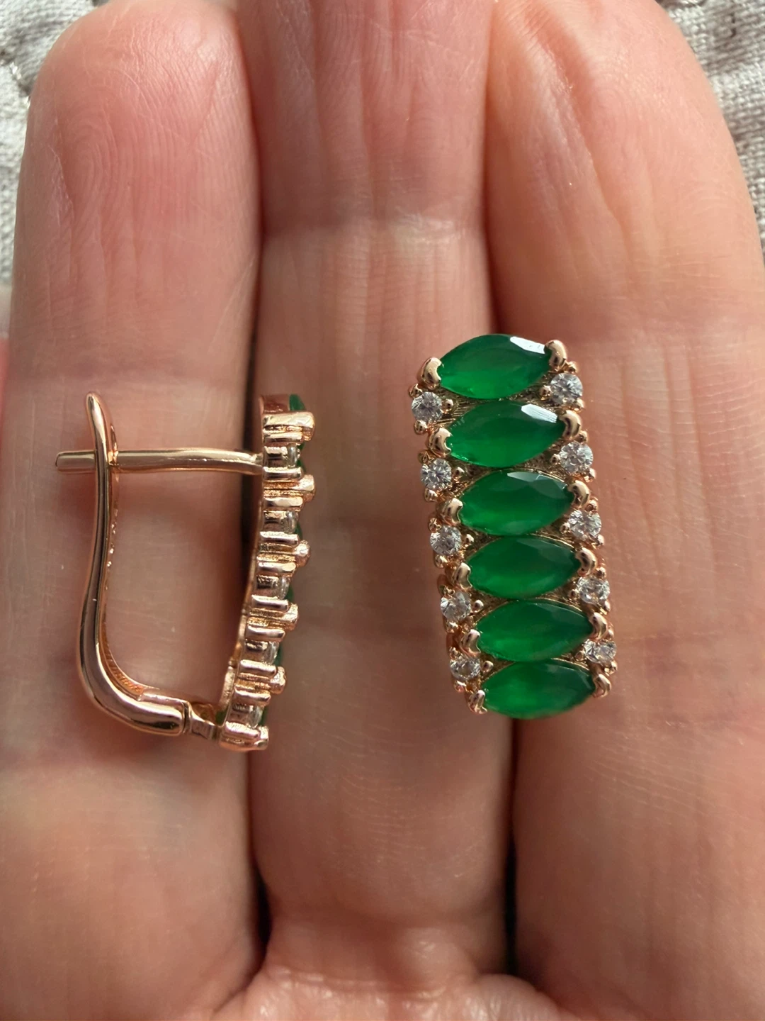 14k gemstone earrings