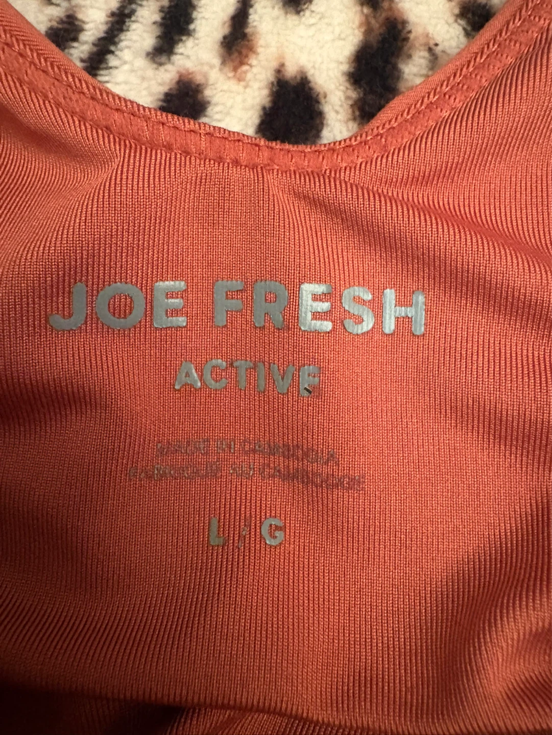 Joe Fresh Active sports bra - Orange - Large - photo 2