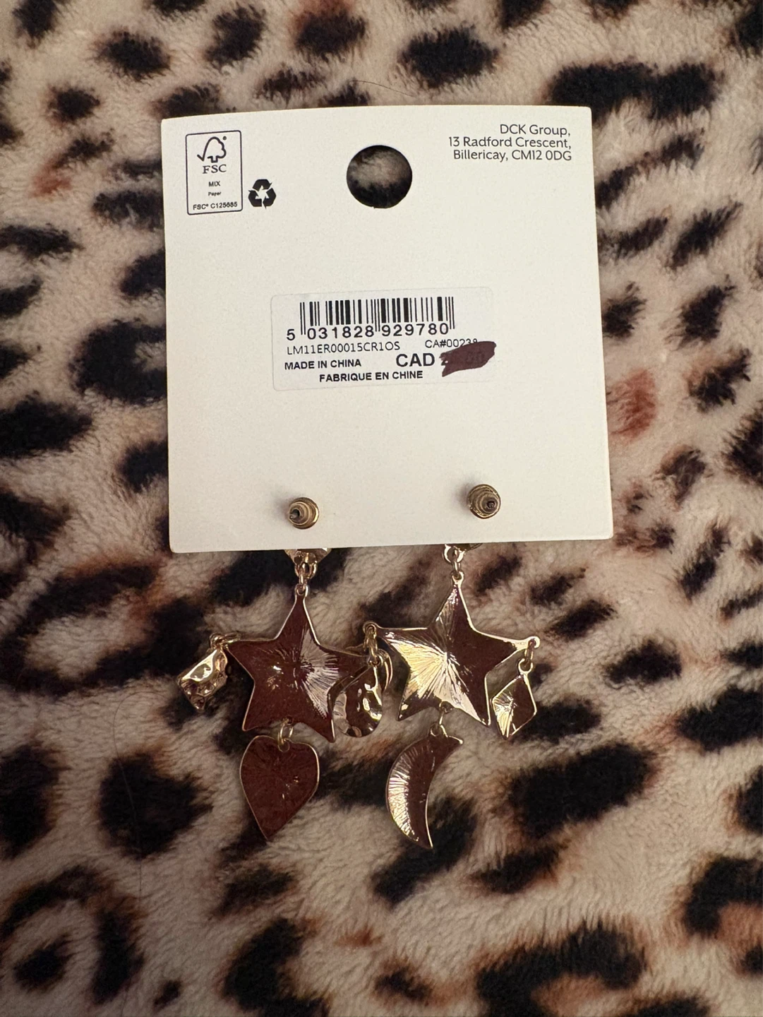 Liar & Lovers Star, Moon & Heart Dangle Earrings - photo 2