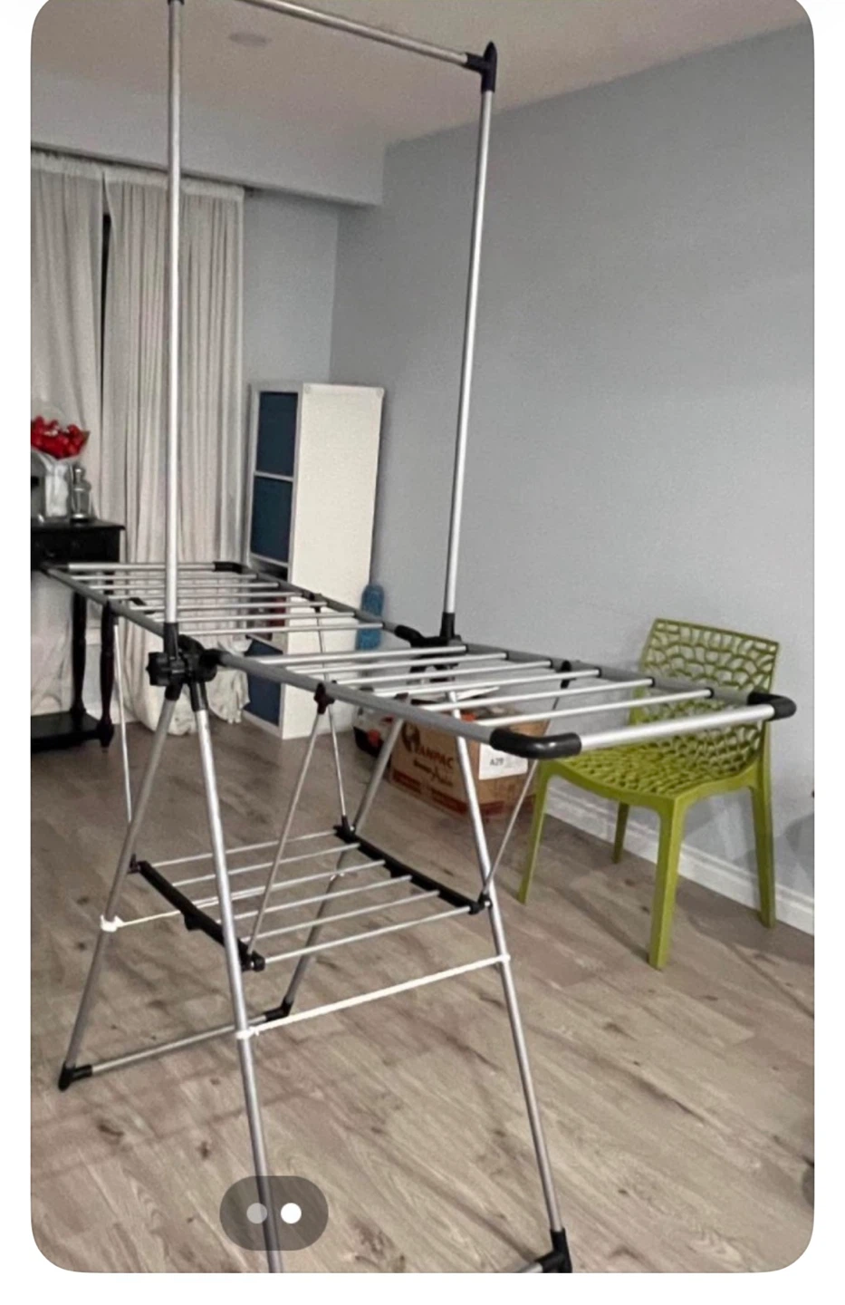 Folding Drying Rack with top hangar - photo 2