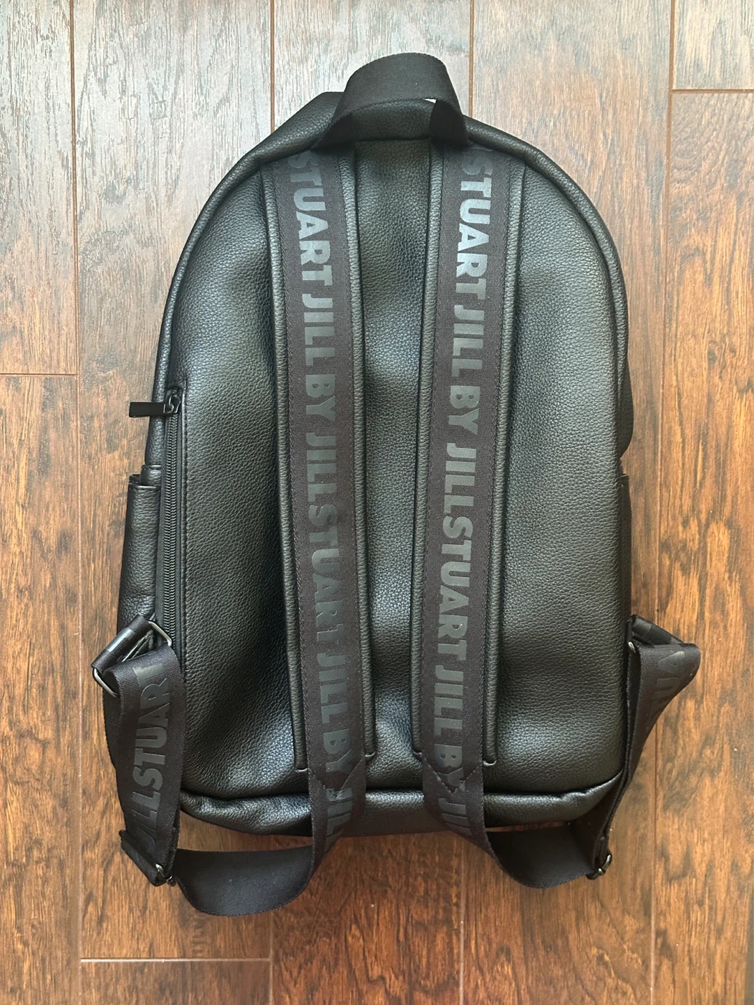 Jill Stuart Black Faux Leather Backpack - photo 2