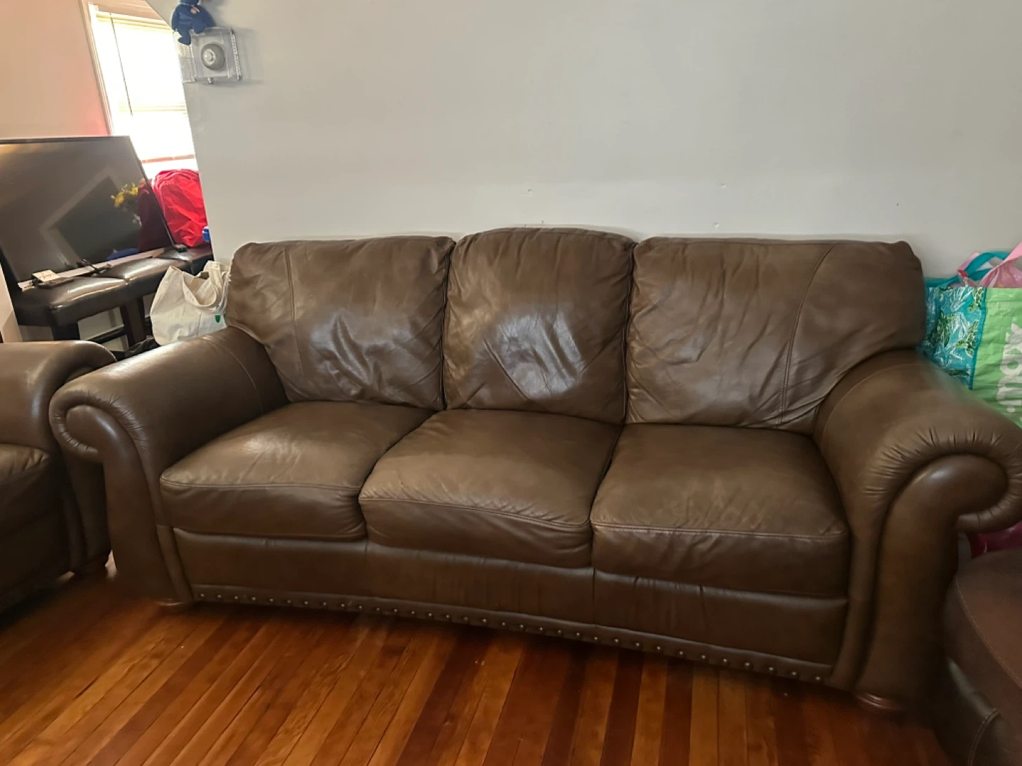 Natuzzi Editions Leather Sofa - Brown - photo 2
