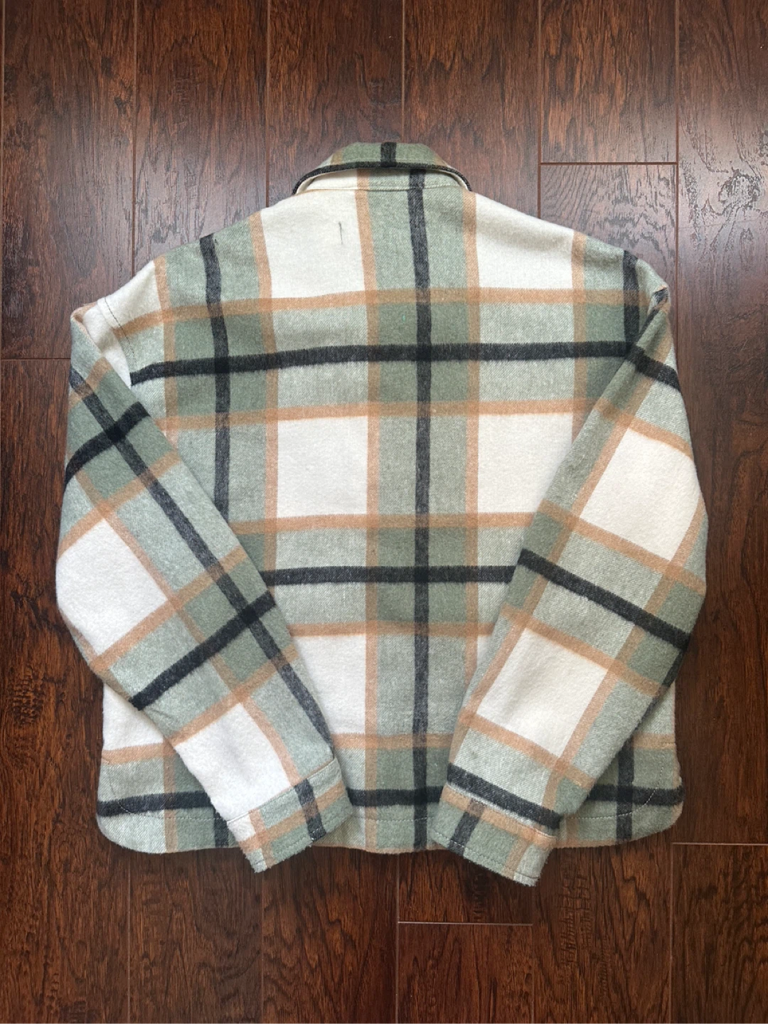 Zara Plaid Shacket Jacket - photo 2