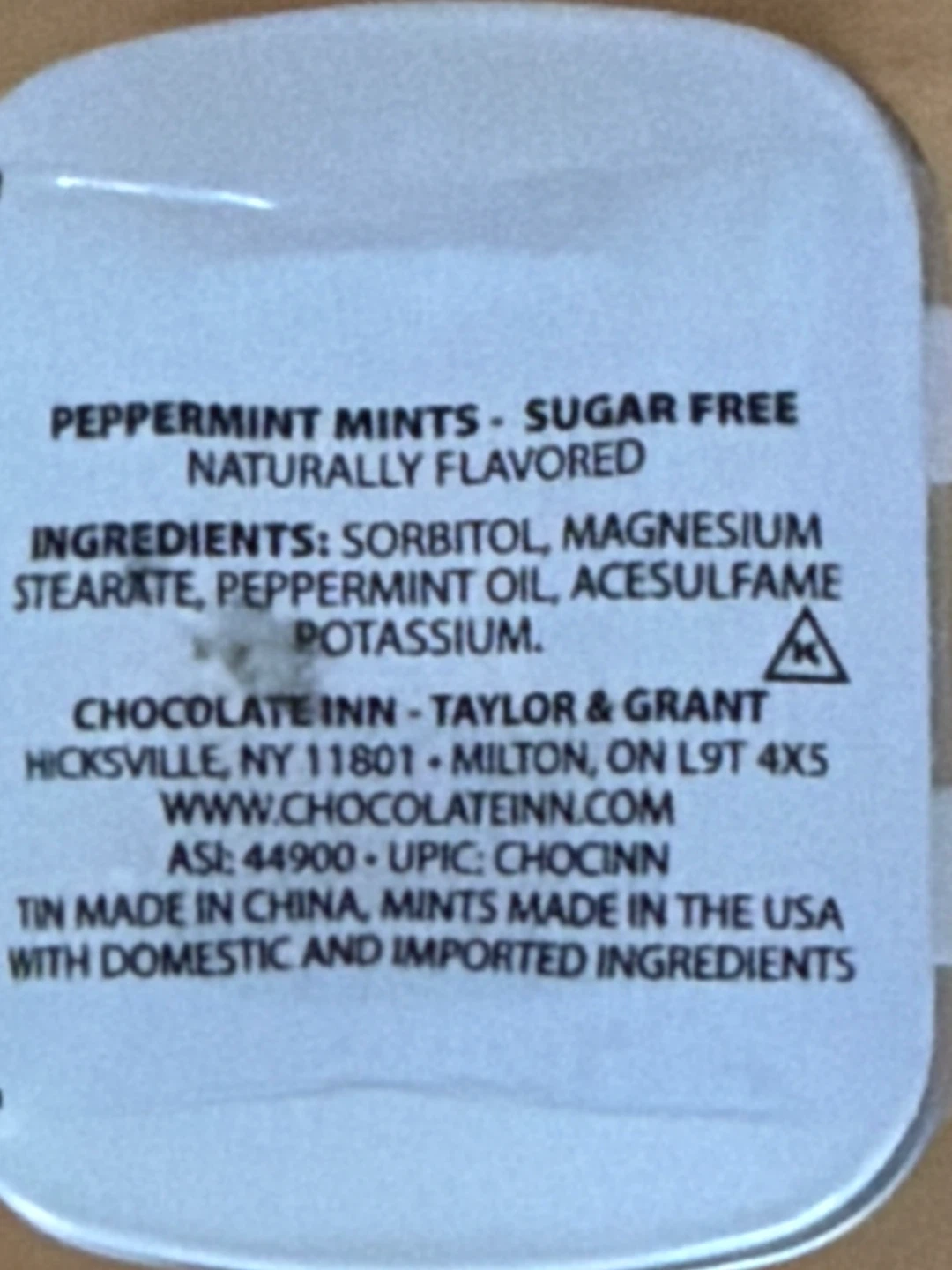 Chocolate Inn Peppermint Mints - Sugar Free - photo 2