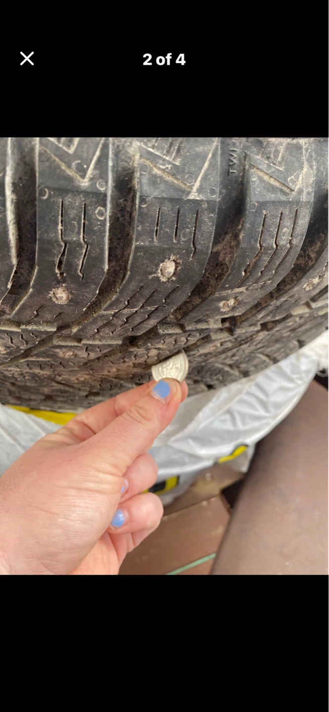 Used Winter Tire with Rim - 245/60R18 - photo 3