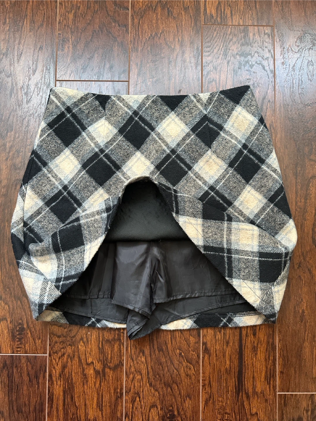 Shop Cider Check Pattern Skirt - photo 3