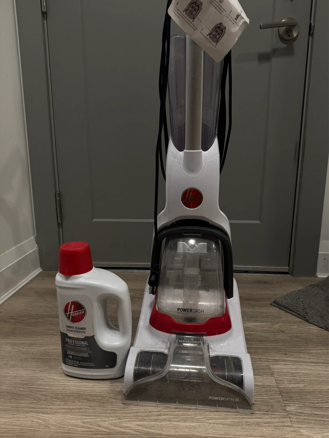 Hoover PowerDash Carpet Cleaner with Professional Carpet Shampoo