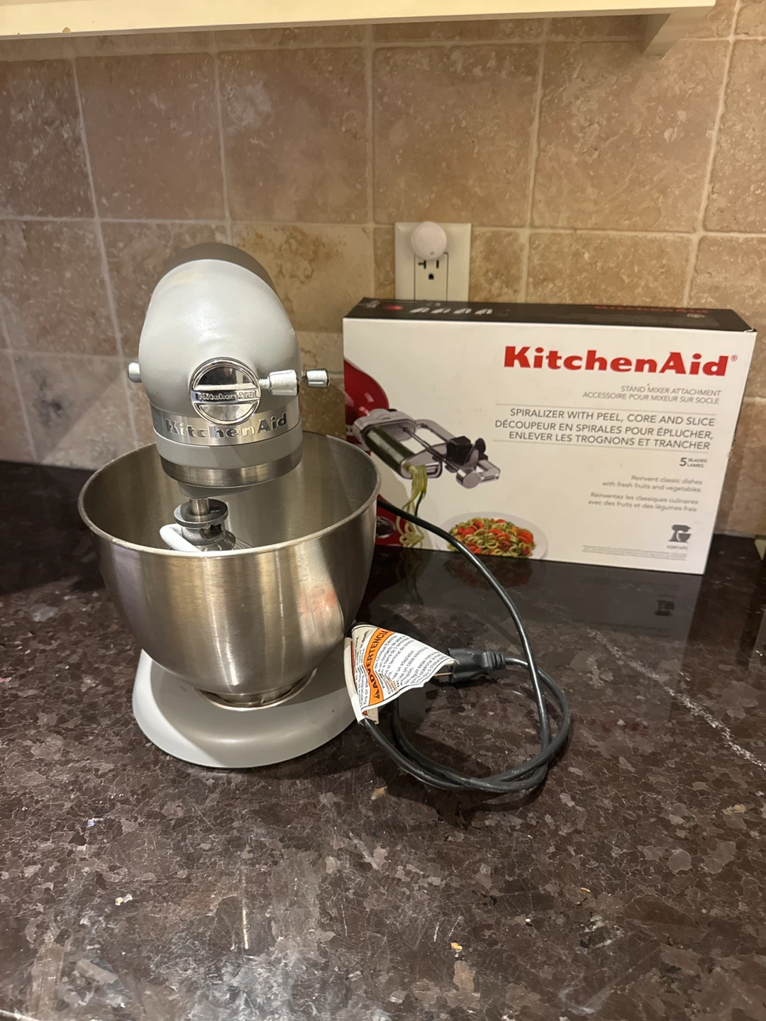 KitchenAid Stand Mixer and Spiralizer Attachment