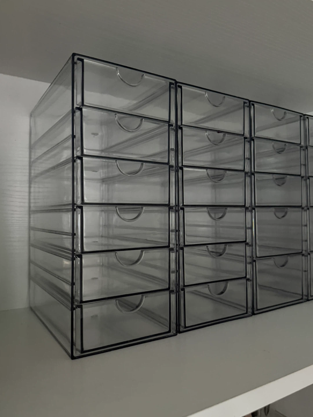Clear Plastic Drawer Organizer Set - photo 2