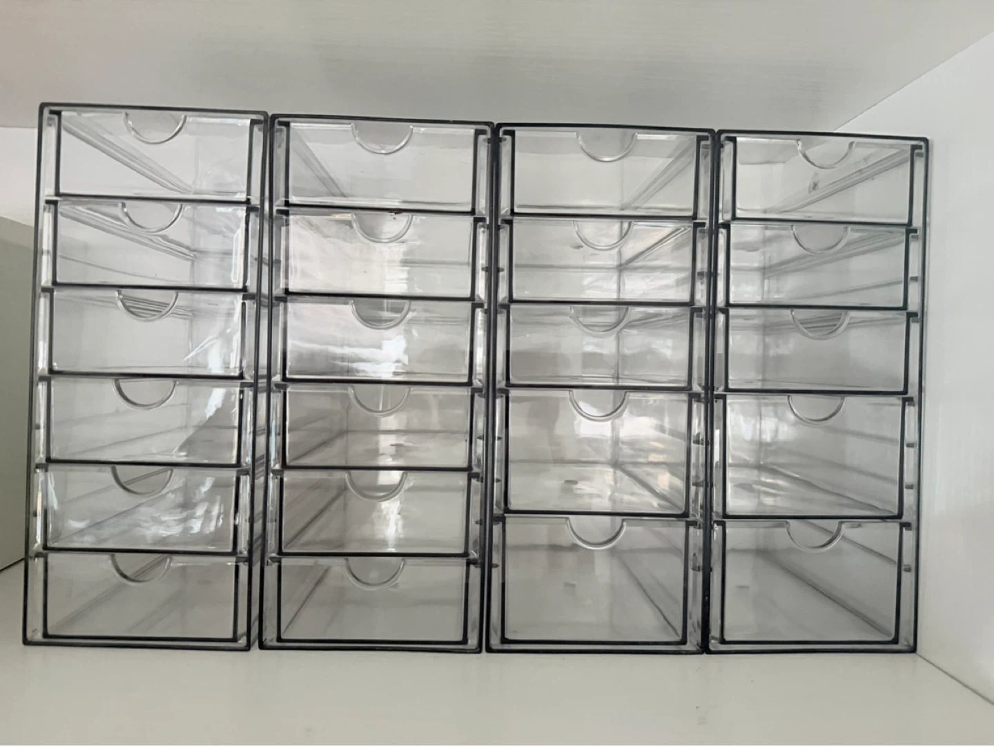 Clear Plastic Drawer Organizer Set - photo 3