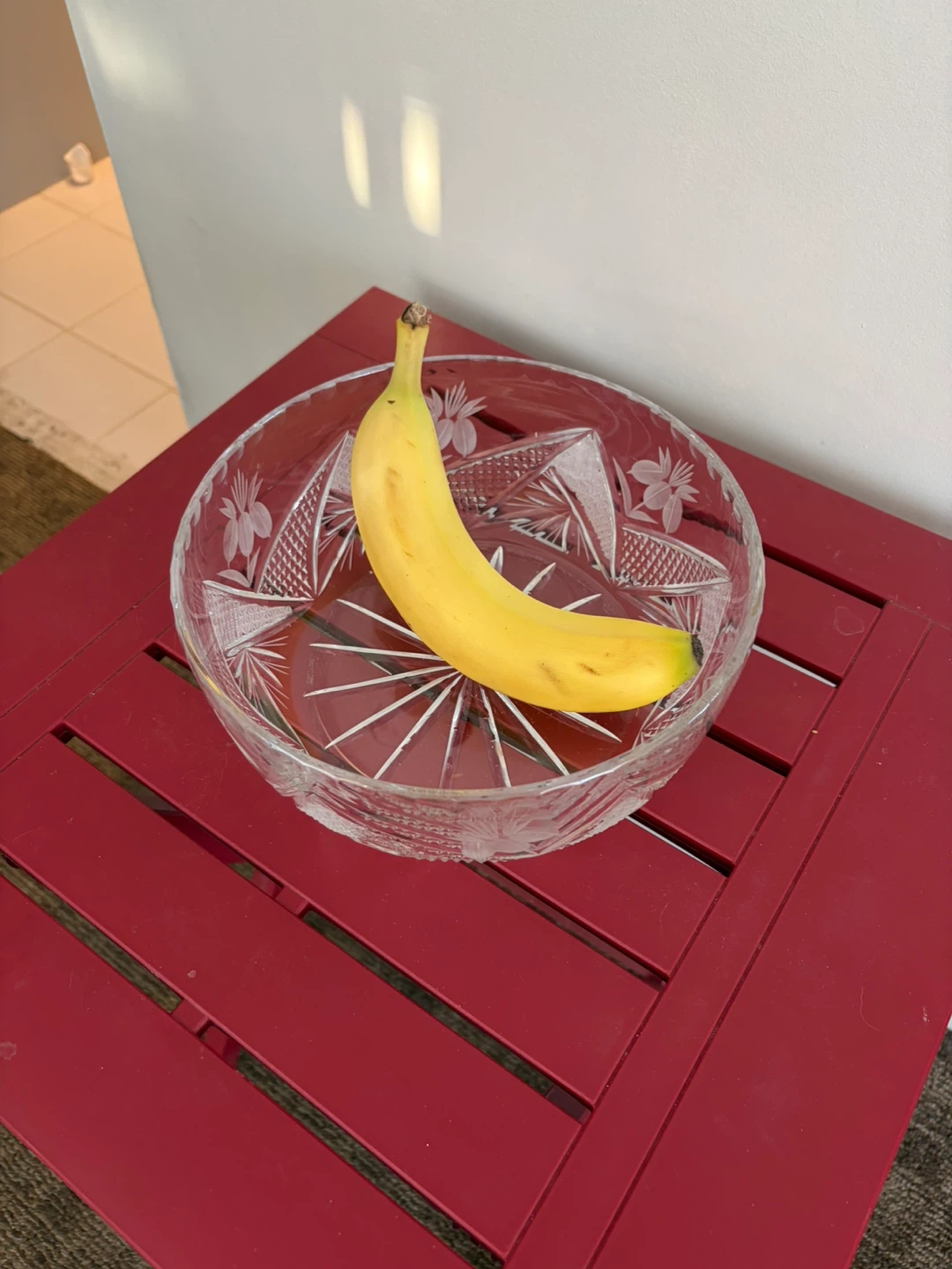 Crystal Fruit Bowl