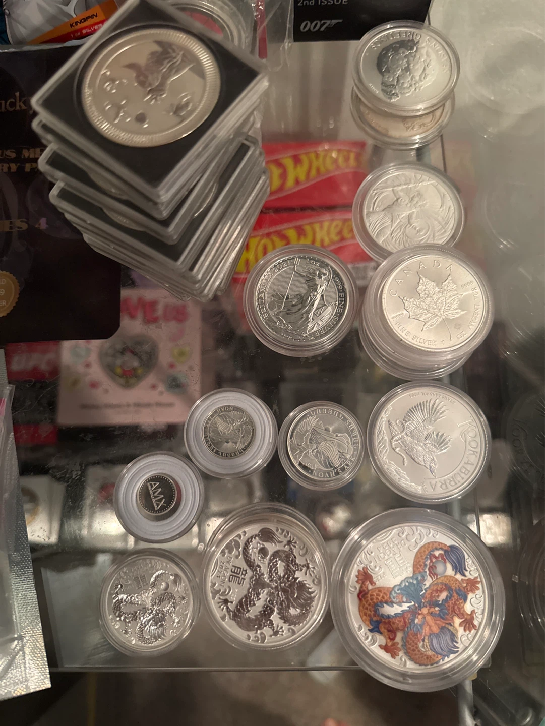 Sale week 10 ounces Collection of Silver Coins