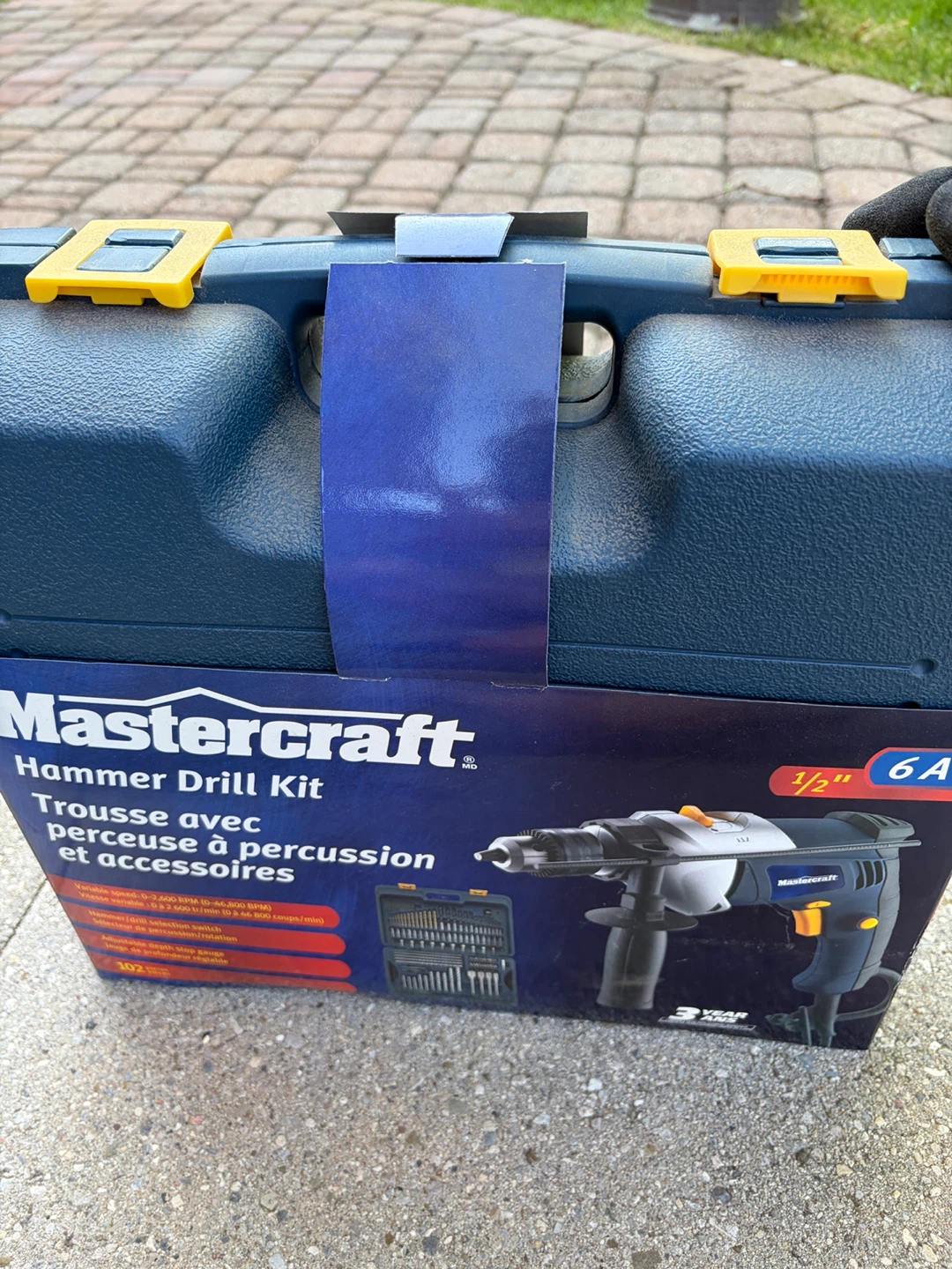 Mastercraft Hammer Drill Kit with Accessories