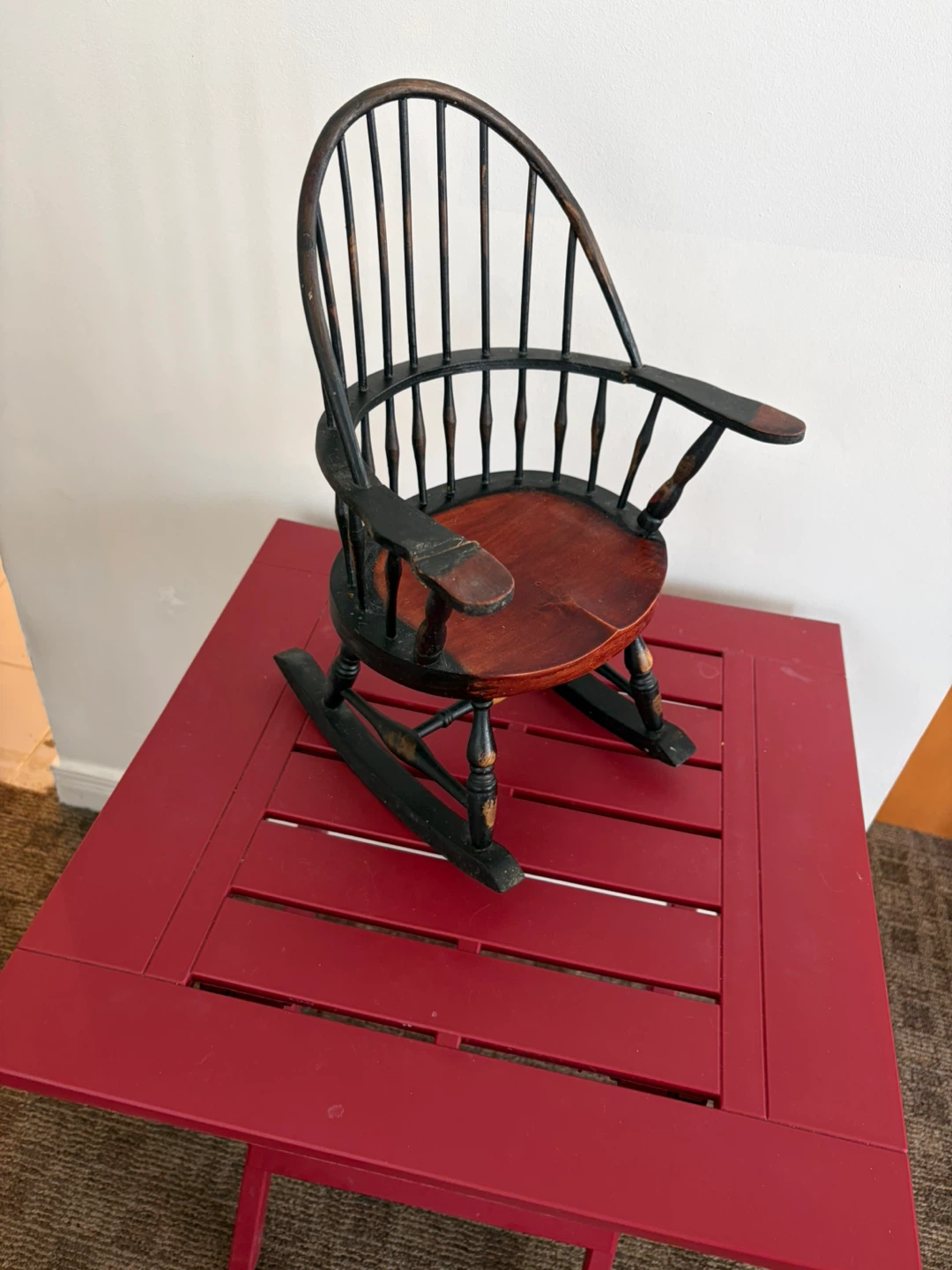 Vintage Miniature Windsor Style Chairs Set - photo 4