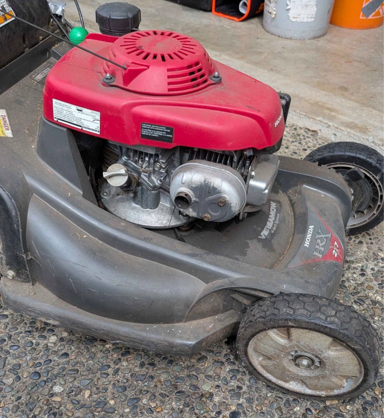 Honda HRX 217 Lawnmower For Rebuild Or Parts