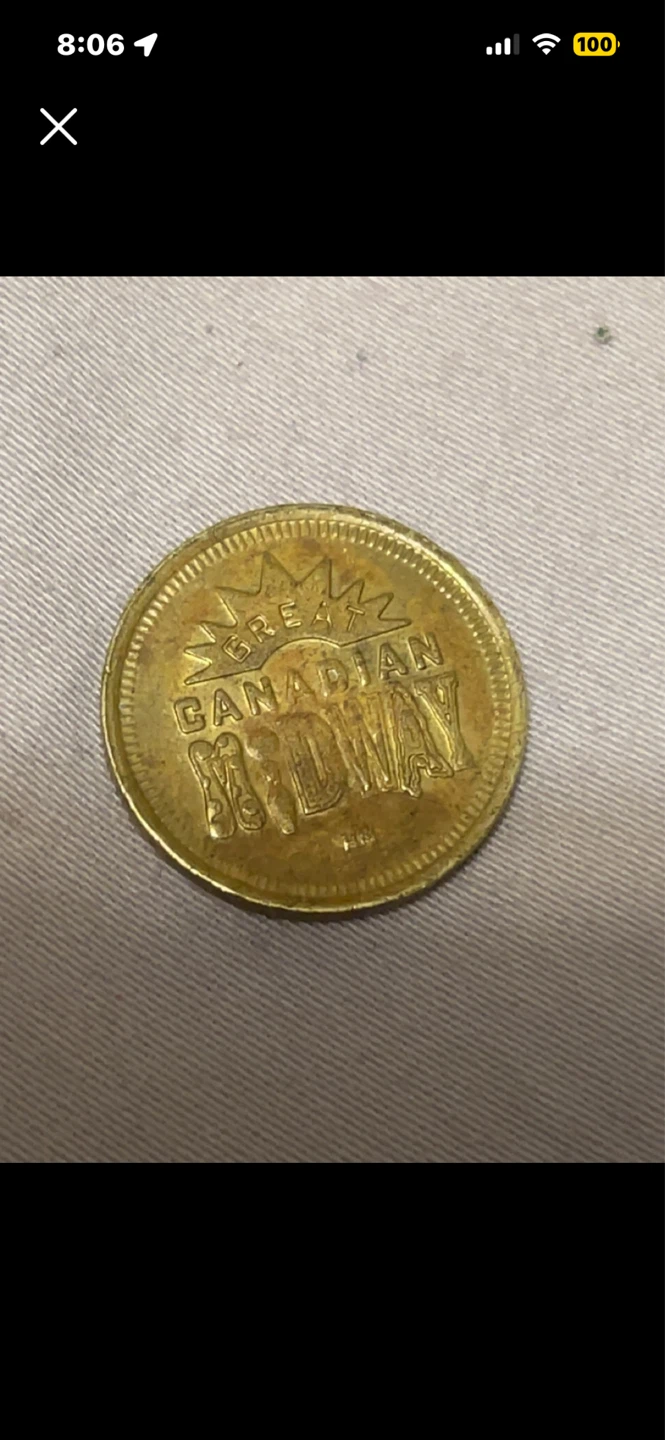 Niagara Falls Great Canadian Midway Token - photo 2