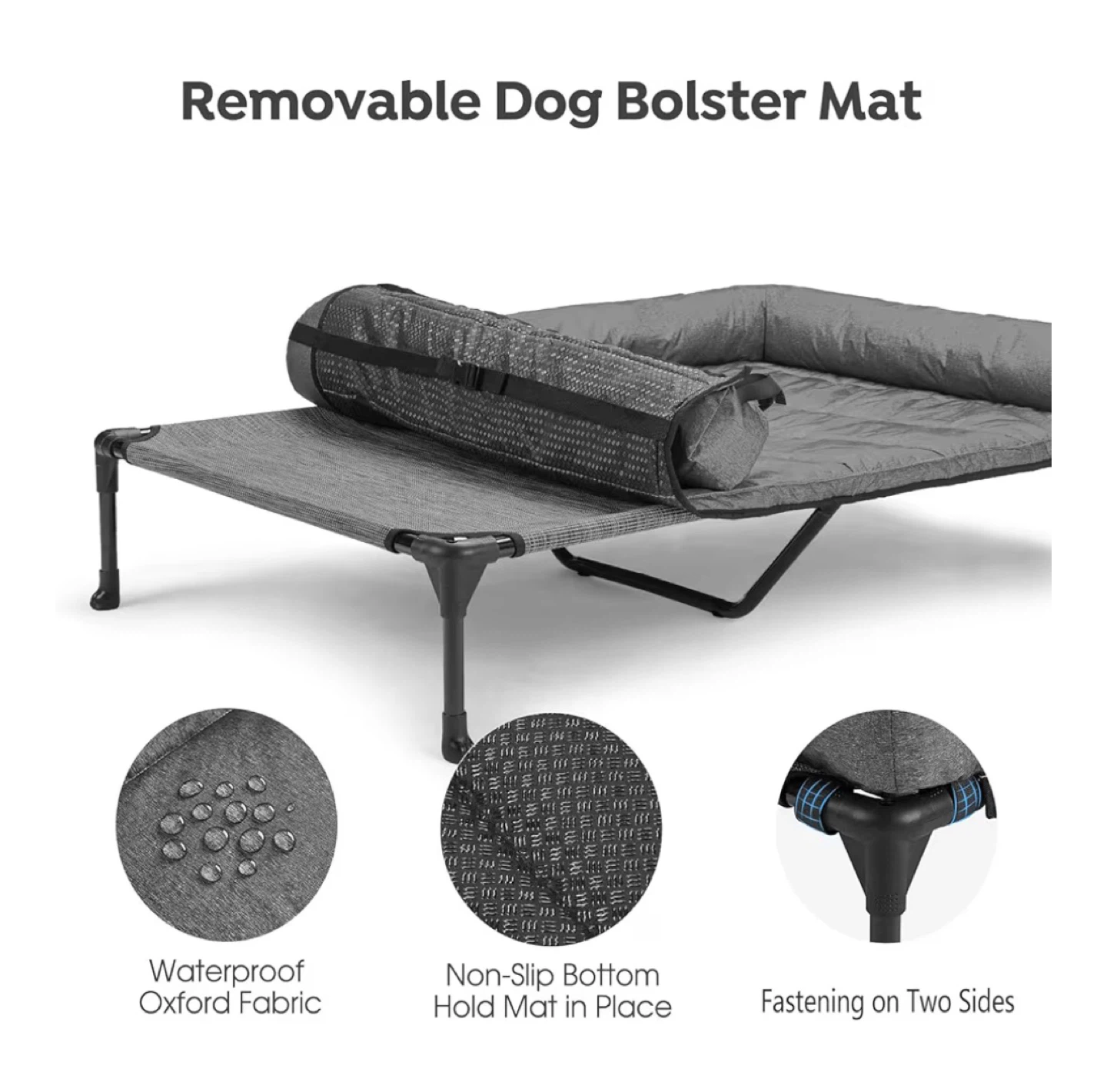 Removable Dog Bolster Mat - photo 4