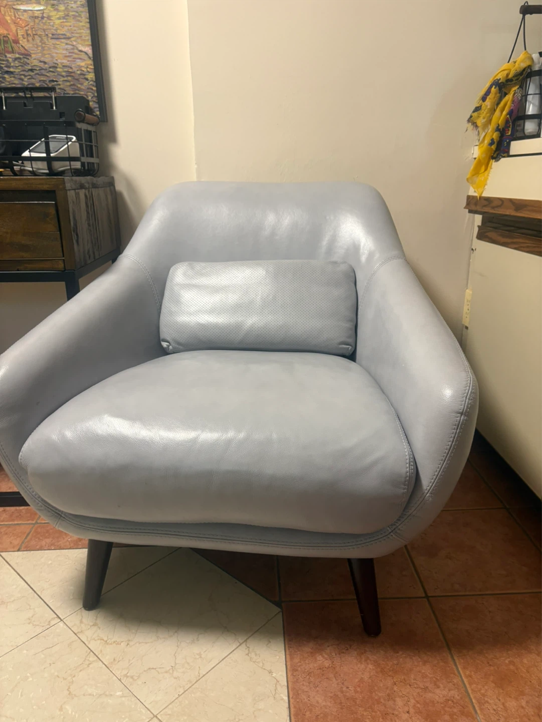 Light Gray Accent Chair - photo 2