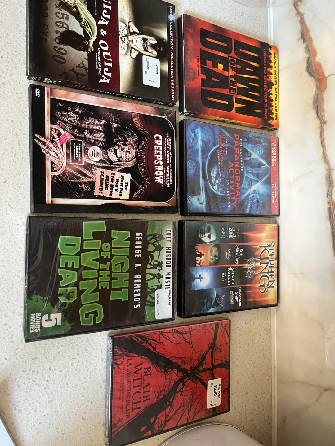 Horror Movie DVD Collection