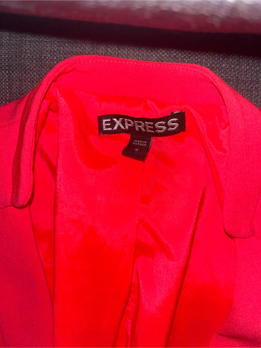 Express Red Blazer Jacket - photo 2