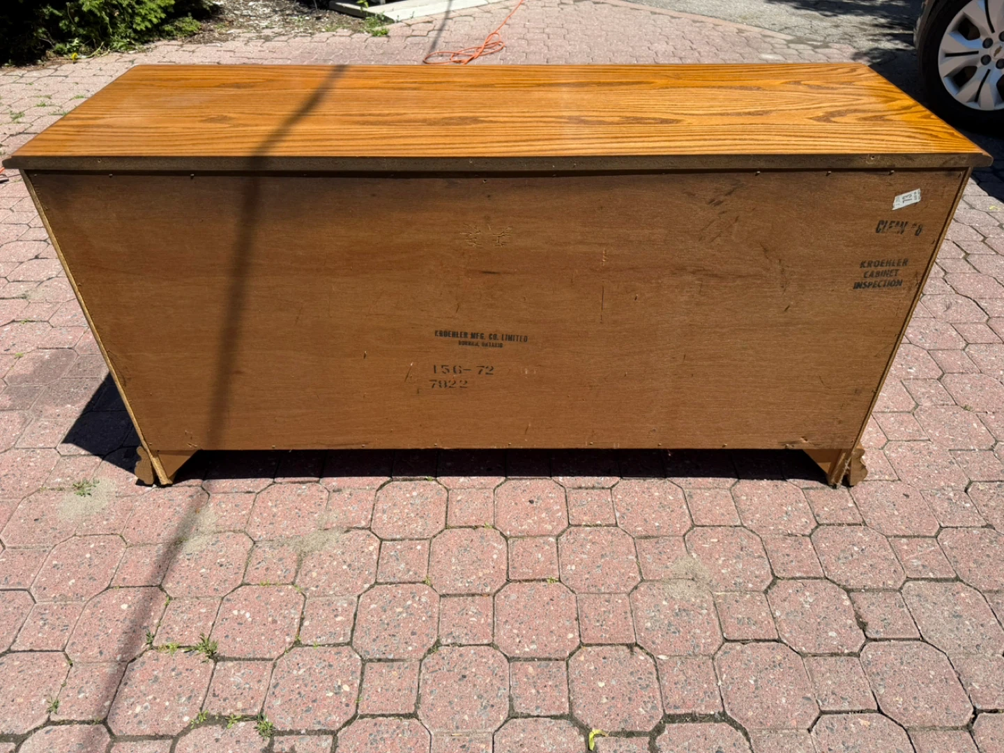 Kroehler Solid Oak Buffet/Sideboard - photo 3