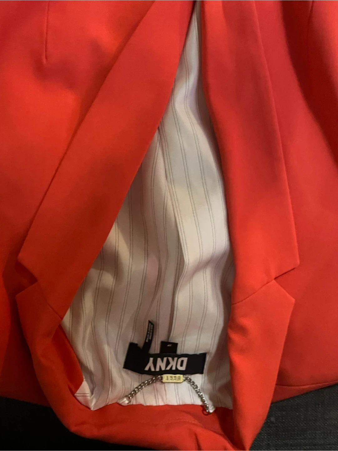 DKNY Orange Blazer Jacket - photo 2