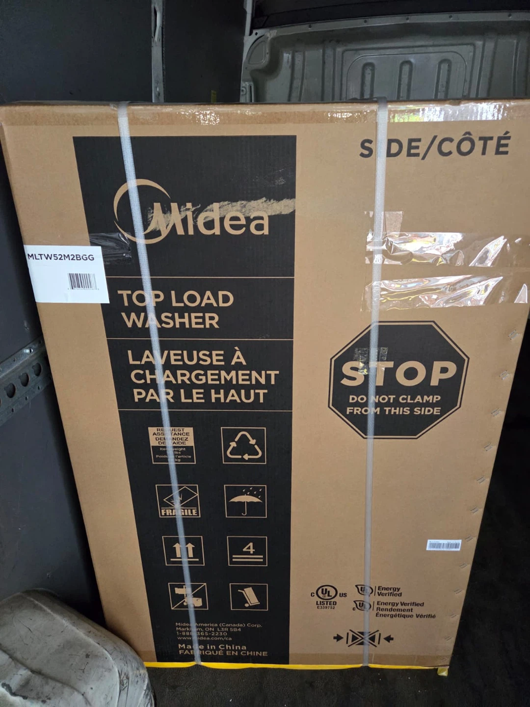 Midea MLTW52M2BGG Top Load Washer - photo 2