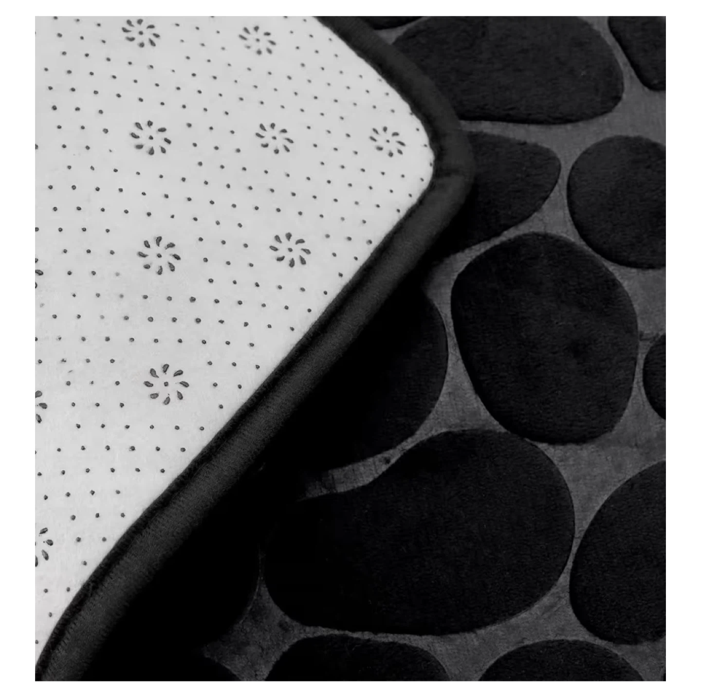 Black Pebble Bath Mat Set (5-Piece) - photo 5