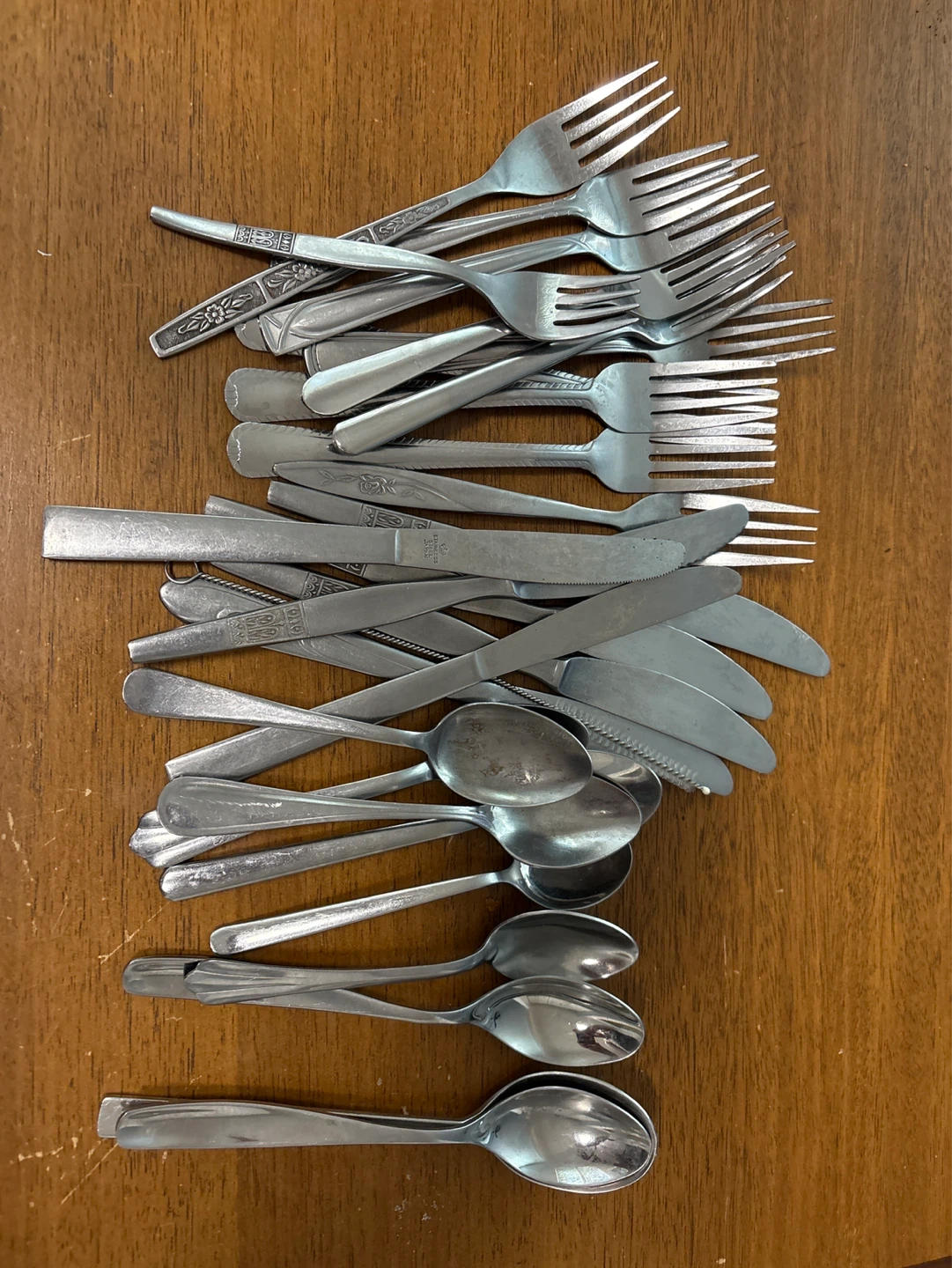 Mixed Cutlery Set - Forks, Knives, Spoons