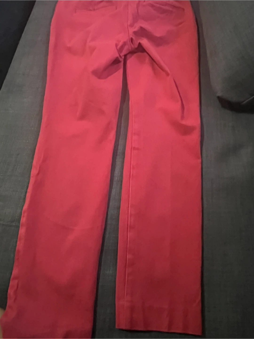 LOFT Red Skinny Ankle Pants - photo 2