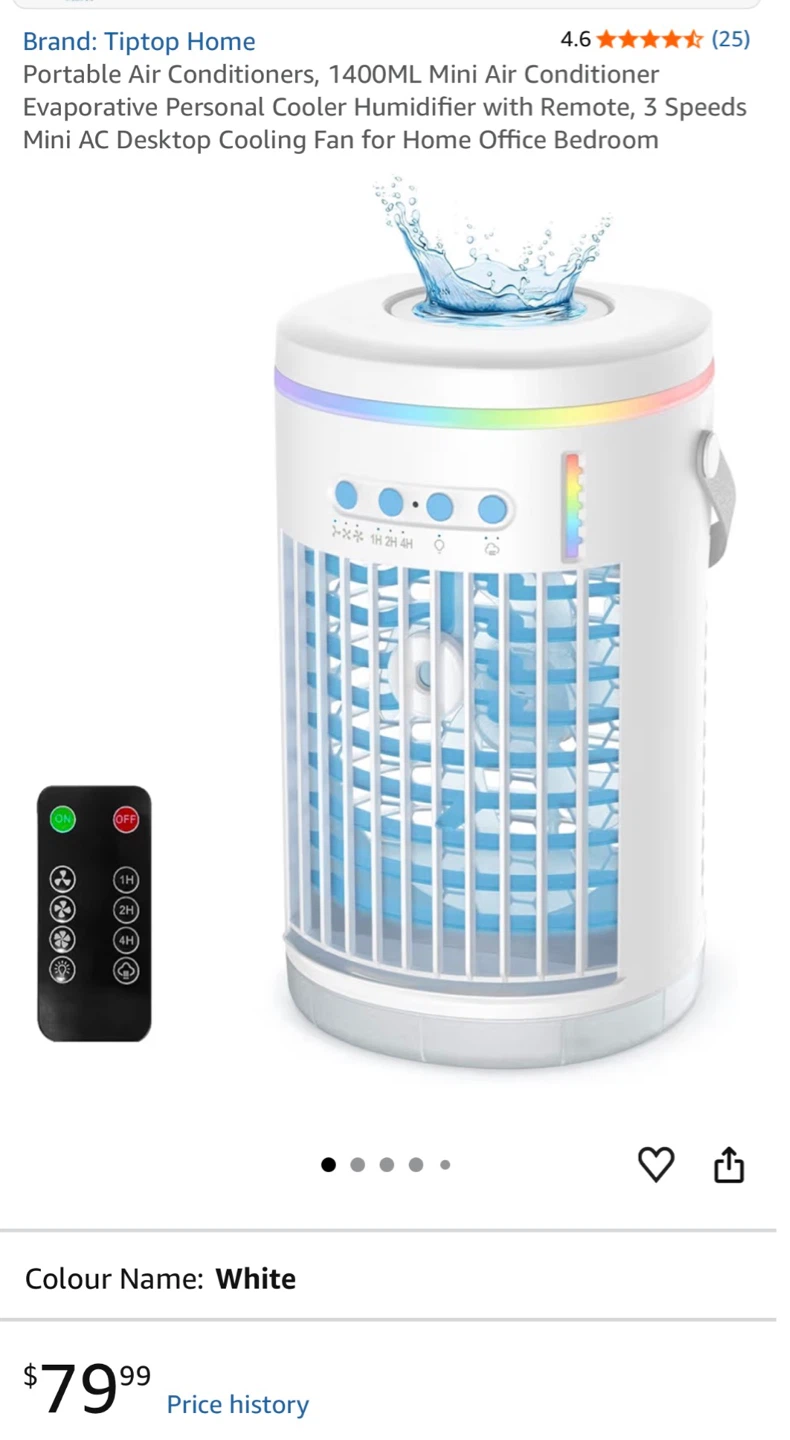 Portable Air Conditioners with remote for home or office - photo 2