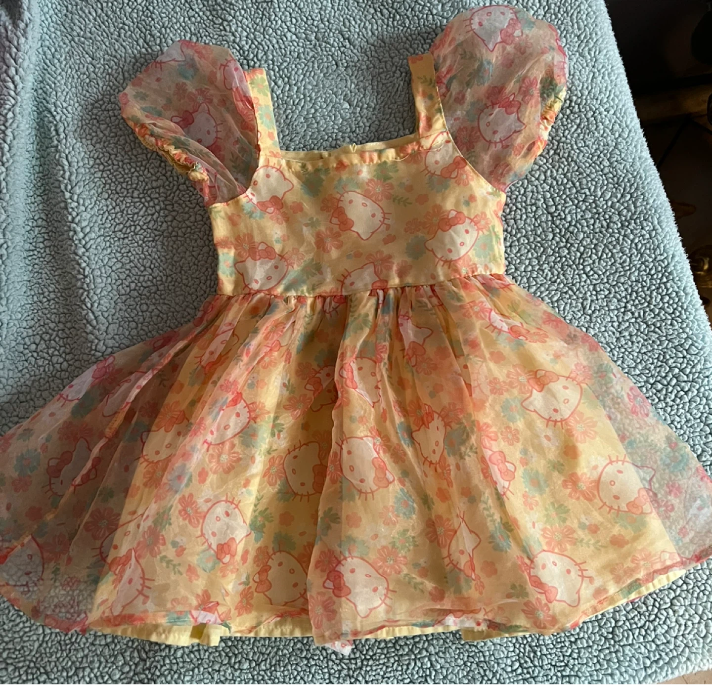 Barbie, Stitch, and Hello Kitty Dresses