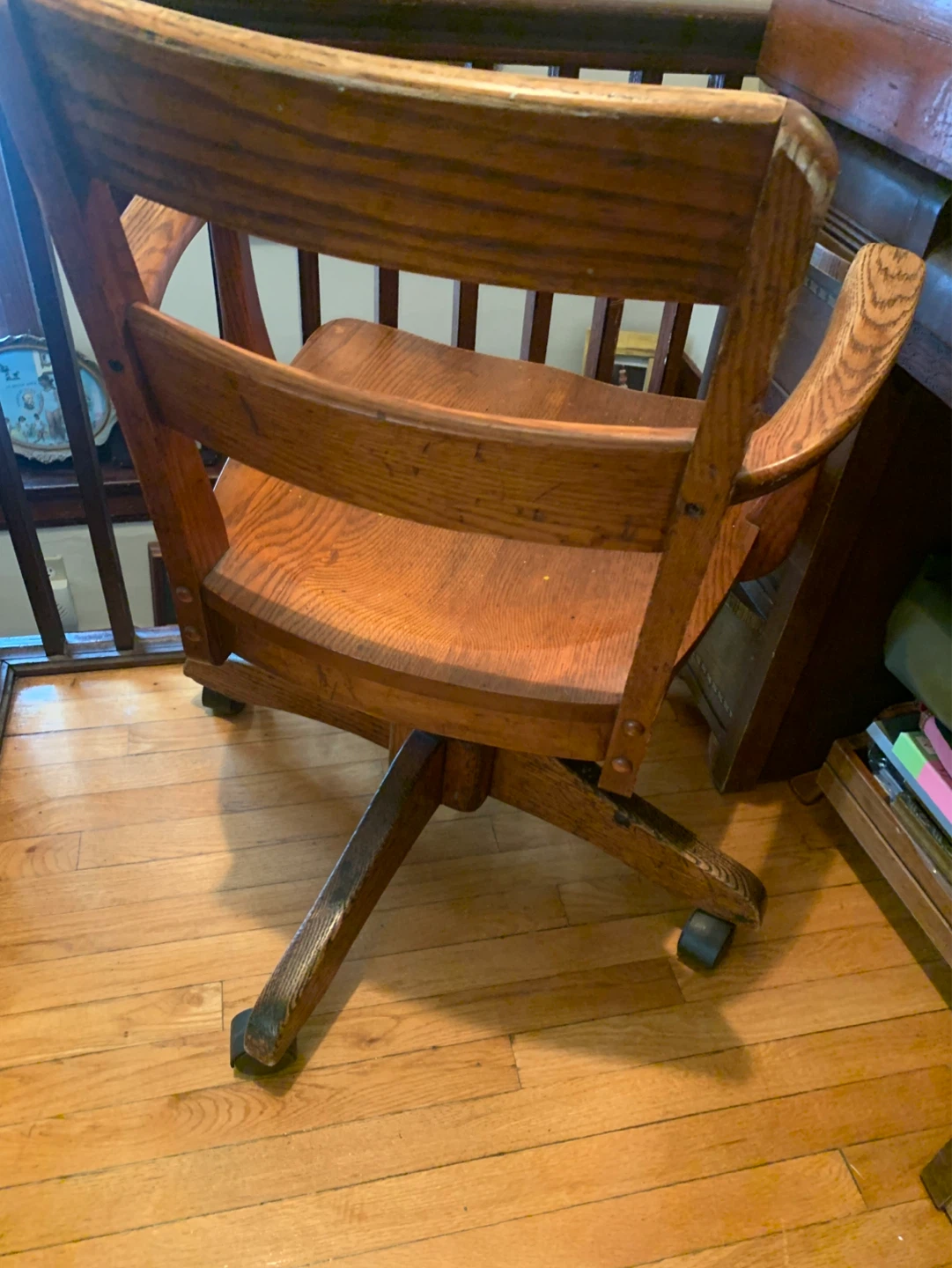Wooden Office Chair - photo 3