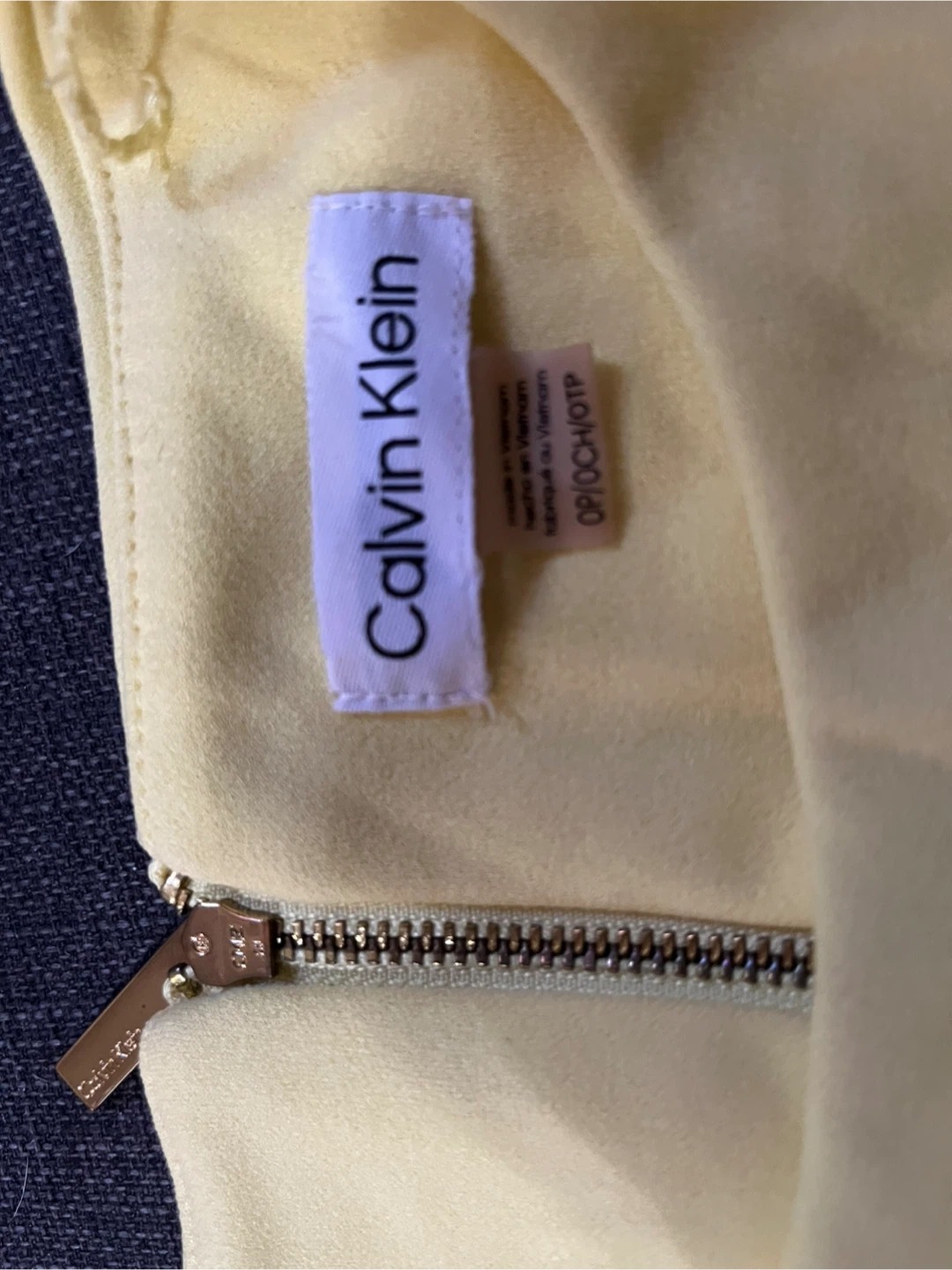 Calvin Klein Yellow Wrap Dress - photo 2