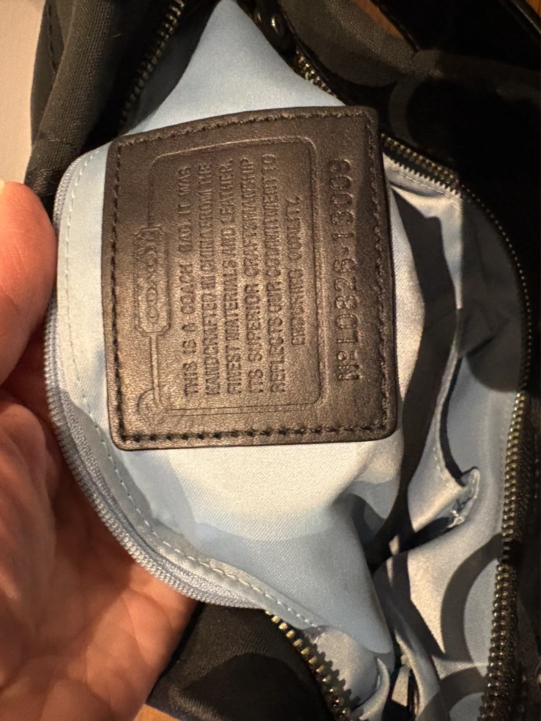 Coach Black Monogram Shoulder Bag - photo 2