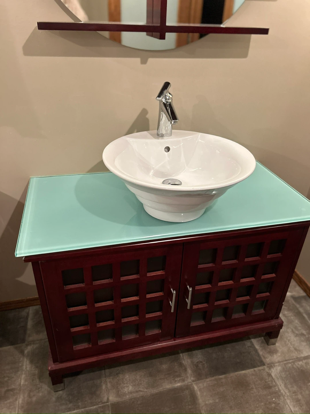 Bathroom Vanity, Mirror and Cabinet Set - photo 3